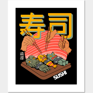 Sushi Monster Posters and Art